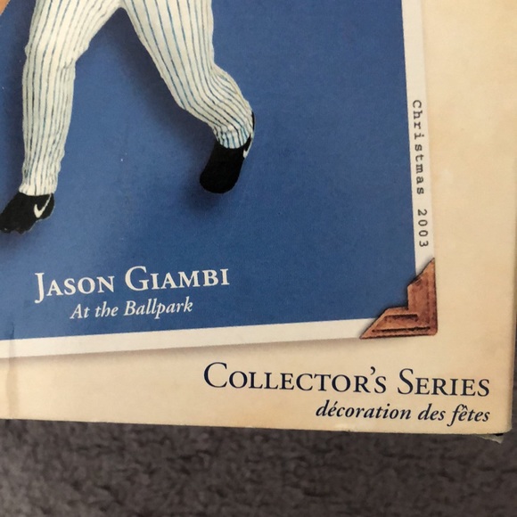 Hallmark MLB Jason Giambi NY Yankees Ornament Collector’s Series 2003 - Picture 3 of 11
